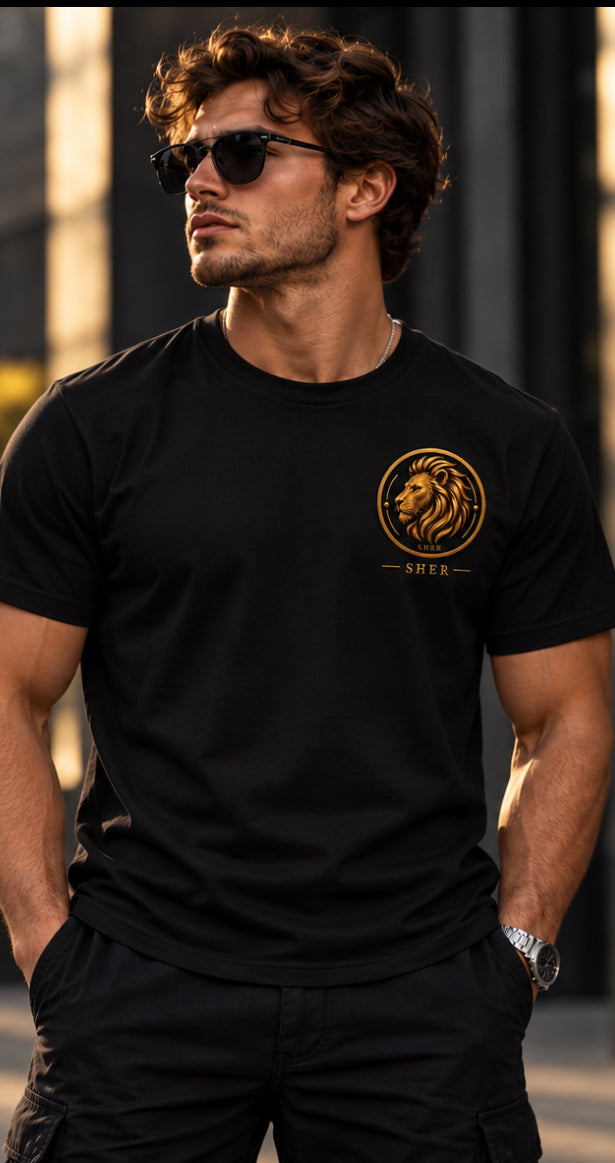 008 T-SHIRT SVART FÄRG