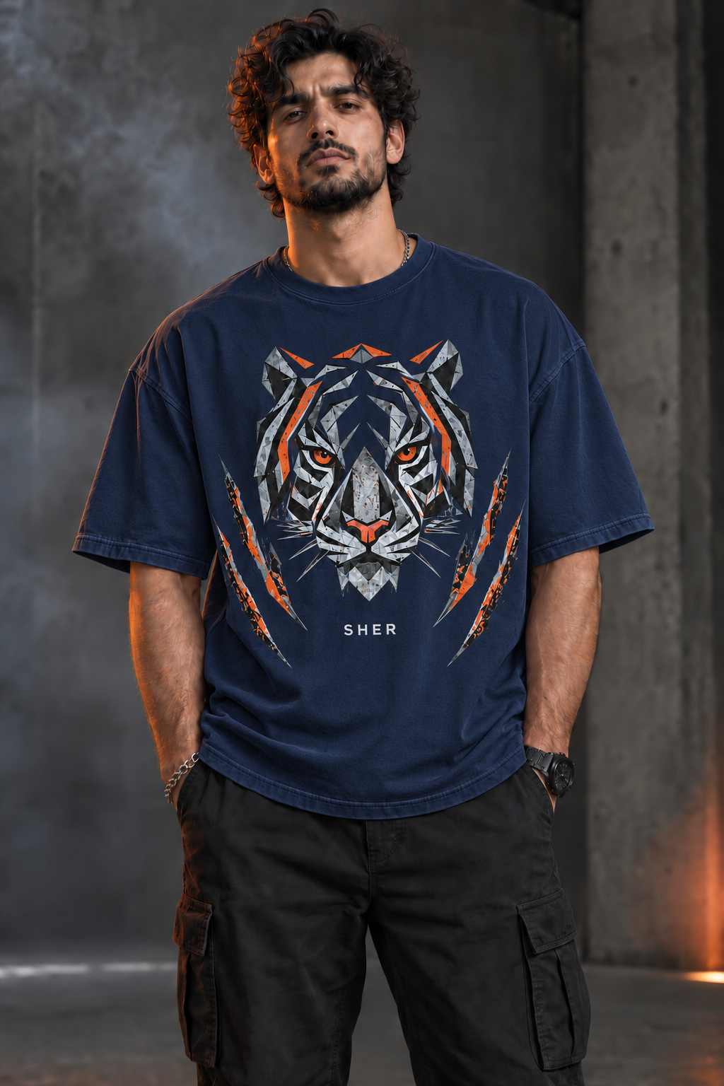 Tiger 420 Mörkblå Färg